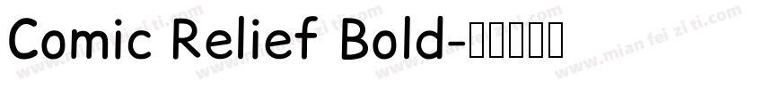 Comic Relief Bold字体转换